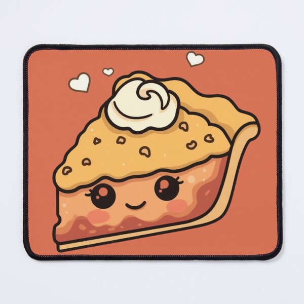 Item preview, Cute Kawaii Pumpkin Pie Slice Art designed and sold by Uniquely Yours.