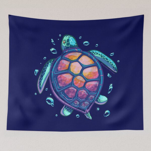 Aperçu de l'œuvre Tortue marine magique -- Fred créée et vendue par KrystalBStudios.