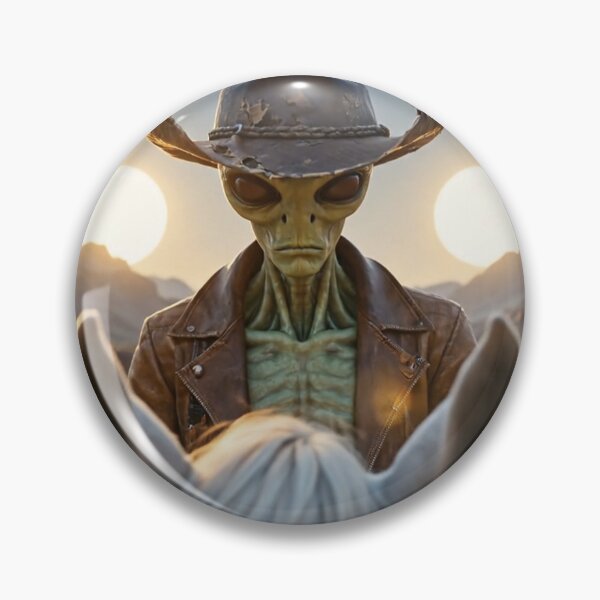 Item preview, Alien Cowboy Riding Horse designed and sold by AliensIRL.