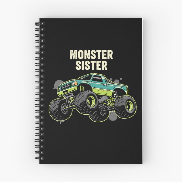 Item preview, Monster Sister Monster Truck Sibling Family Fan  designed and sold by PopStars1993.