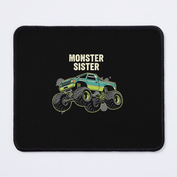 Item preview, Monster Sister Monster Truck Sibling Family Fan  designed and sold by PopStars1993.