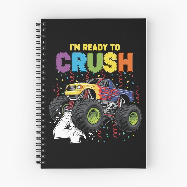 Item preview, I'm Ready To Crush 4th Birthday Monster Truck Four Year Old designed and sold by PopStars1993.