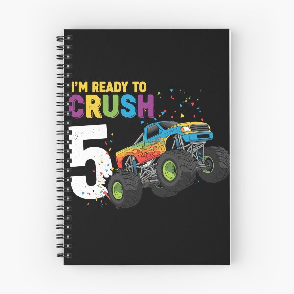 Item preview, I'm Ready To Crush 5 Monster Truck 5th Birthday Child Celebration designed and sold by PopStars1993.