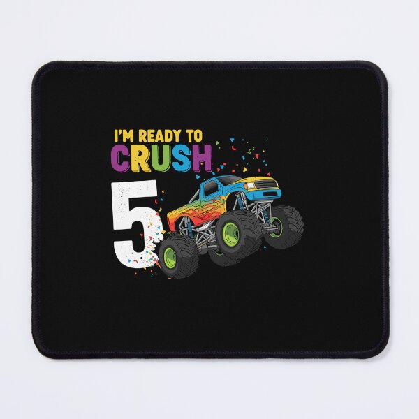 Item preview, I'm Ready To Crush 5 Monster Truck 5th Birthday Child Celebration designed and sold by PopStars1993.