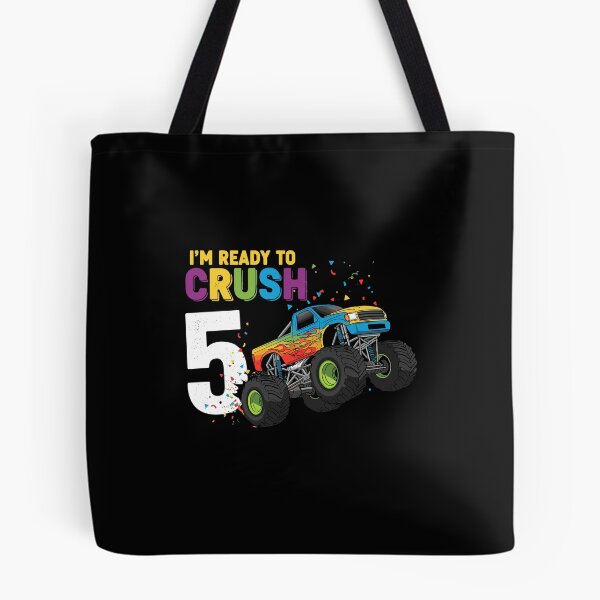 Item preview, I'm Ready To Crush 5 Monster Truck 5th Birthday Child Celebration designed and sold by PopStars1993.