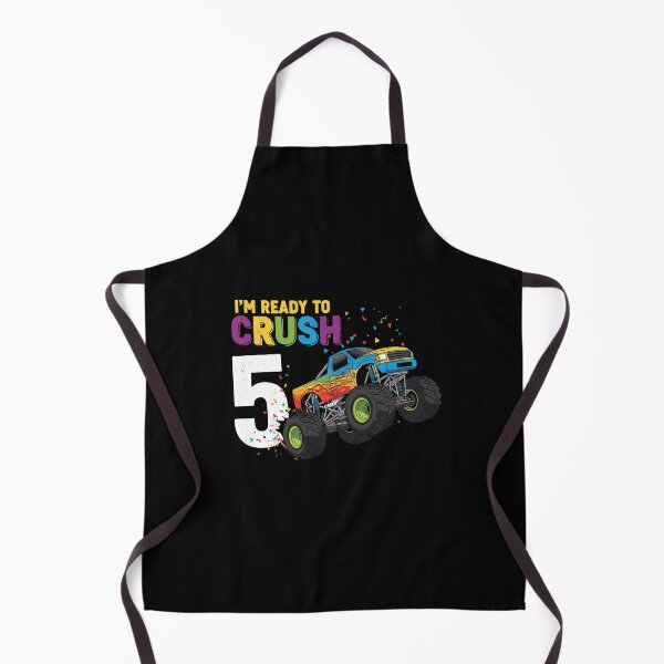 Item preview, I'm Ready To Crush 5 Monster Truck 5th Birthday Child Celebration designed and sold by PopStars1993.