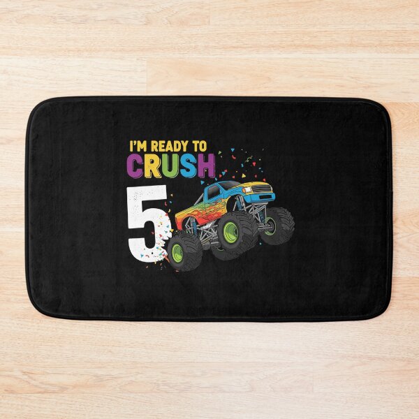 Item preview, I'm Ready To Crush 5 Monster Truck 5th Birthday Child Celebration designed and sold by PopStars1993.