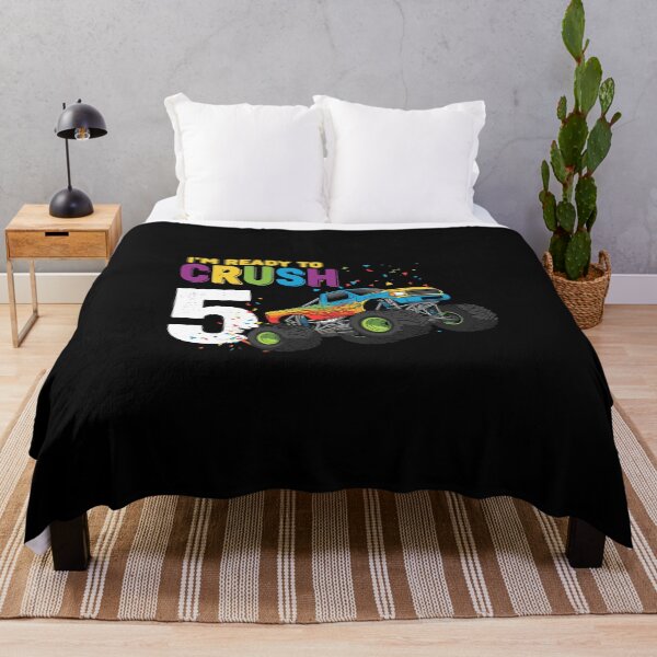 Item preview, I'm Ready To Crush 5 Monster Truck 5th Birthday Child Celebration designed and sold by PopStars1993.
