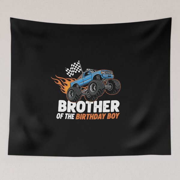 Item preview, Brother Of The Birthday Boy Monster Truck Racing Celebration Family  designed and sold by PopStars1993.