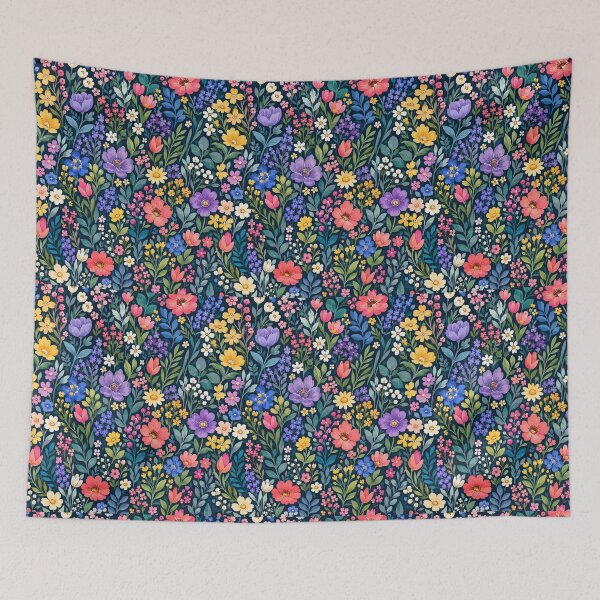 Item preview, Colorful Wildflower Garden Botanical Floral Pattern Nature Lover designed and sold by Moizento.