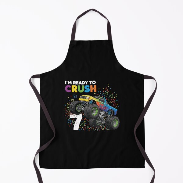Item preview, I'm Ready To Crush 7 Monster Truck Seventh Birthday Kid Celebration designed and sold by PopStars1993.