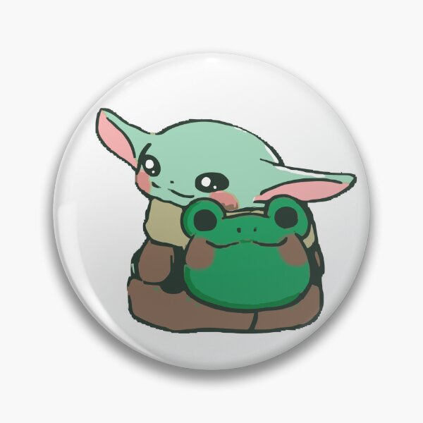 Item preview, Grogu with Frog Backpack | Cute Star Wars Character | Adorable Sci-Fi Artwork designed and sold by DawnColony.