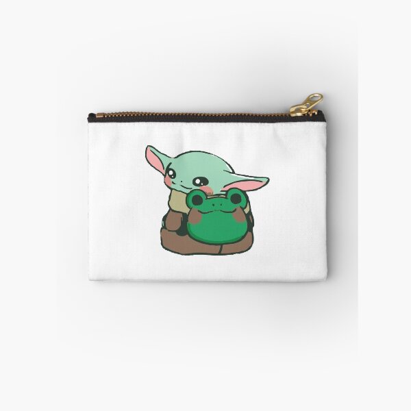 Item preview, Grogu with Frog Backpack | Cute Star Wars Character | Adorable Sci-Fi Artwork designed and sold by DawnColony.