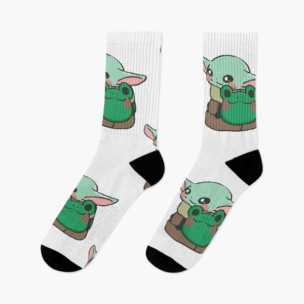 Item preview, Grogu with Frog Backpack | Cute Star Wars Character | Adorable Sci-Fi Artwork designed and sold by DawnColony.