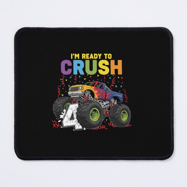 Item preview, I'm Ready To Crush 4 Monster Truck Fourth Birthday Boy designed and sold by PopStars1993.