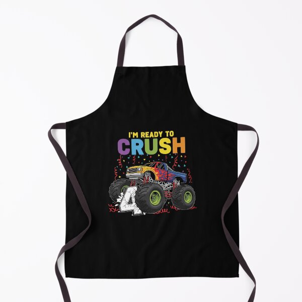 Item preview, I'm Ready To Crush 4 Monster Truck Fourth Birthday Boy designed and sold by PopStars1993.