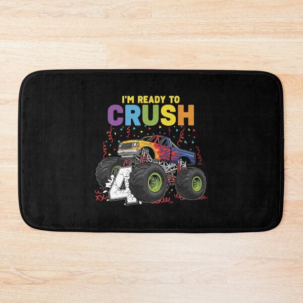 Item preview, I'm Ready To Crush 4 Monster Truck Fourth Birthday Boy designed and sold by PopStars1993.