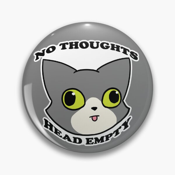 Item preview, No Thoughts(Grey Tux) designed and sold by DecorativeCats.
