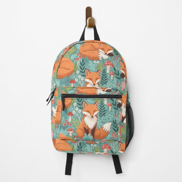 Item preview, Woodland Fox and Mushrooms designed and sold by The Painted Lamb.