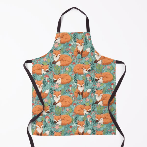 Item preview, Woodland Fox and Mushrooms designed and sold by The Painted Lamb.