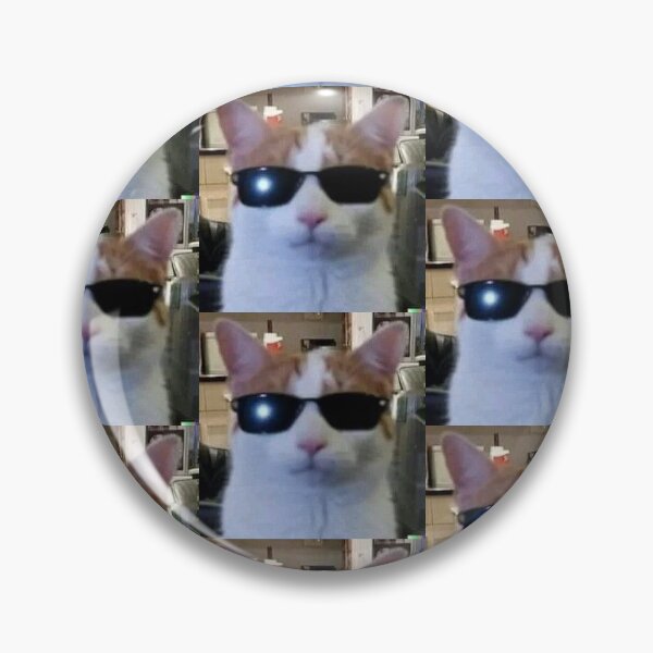 Item preview, cat with glasses designed and sold by lesst.