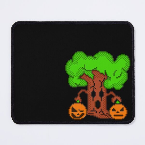 Item preview, Cute Spooky Haunted Tree with Halloween Pumpkins Pixel art designed and sold by RetroRlx.