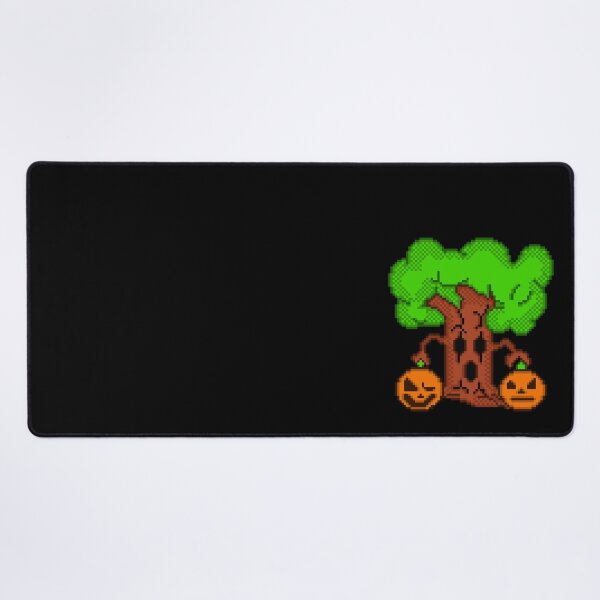 Item preview, Cute Spooky Haunted Tree with Halloween Pumpkins Pixel art designed and sold by RetroRlx.