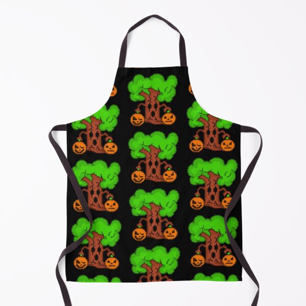 Item preview, Cute Spooky Haunted Tree with Halloween Pumpkins Pixel art designed and sold by RetroRlx.