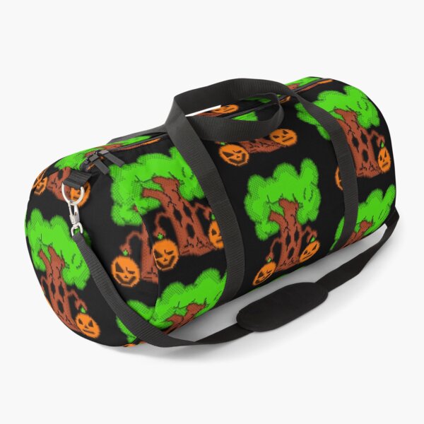 Item preview, Cute Spooky Haunted Tree with Halloween Pumpkins Pixel art designed and sold by RetroRlx.