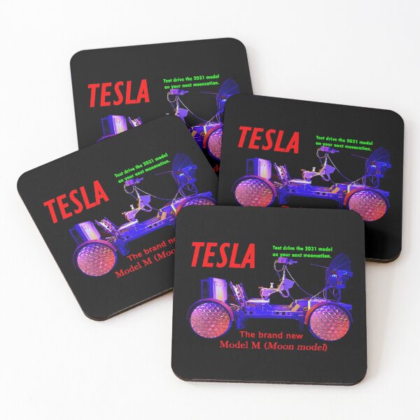 Item preview, Tesla 2031 Model M Moon Car Ad designed and sold by Dlt1981.