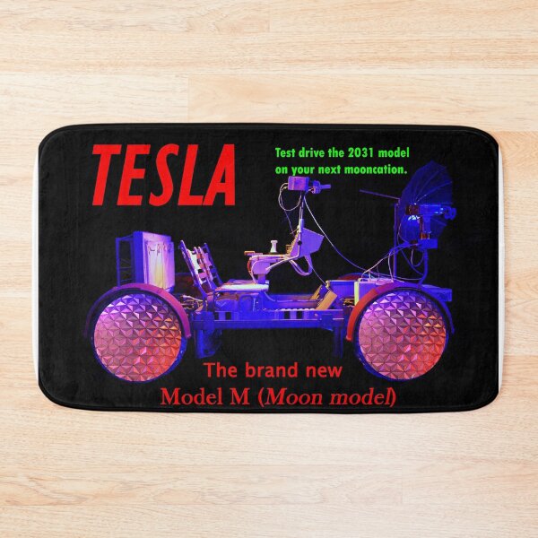 Item preview, Tesla 2031 Model M Moon Car Ad designed and sold by Dlt1981.