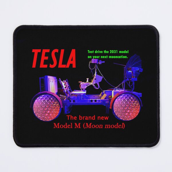 Item preview, Tesla 2031 Model M Moon Car Ad designed and sold by Dlt1981.