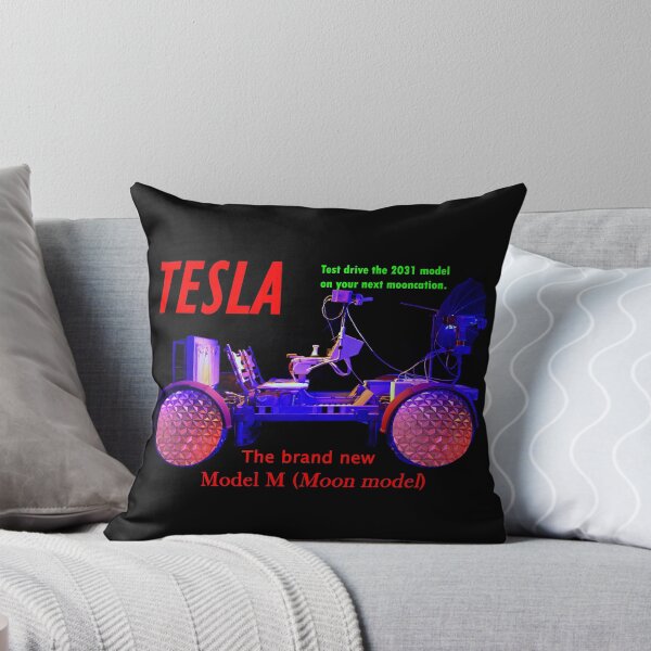 Item preview, Tesla 2031 Model M Moon Car Ad designed and sold by Dlt1981.