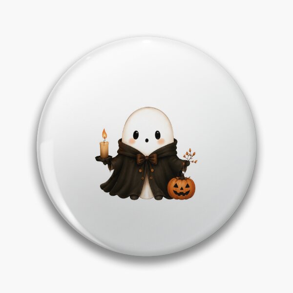 Item preview, Cute Ghost with Pumpkin designed and sold by abieran.