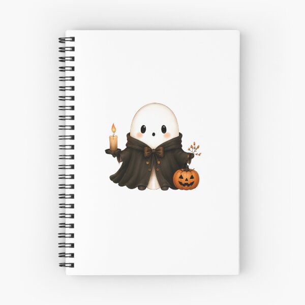 Item preview, Cute Ghost with Pumpkin designed and sold by abieran.