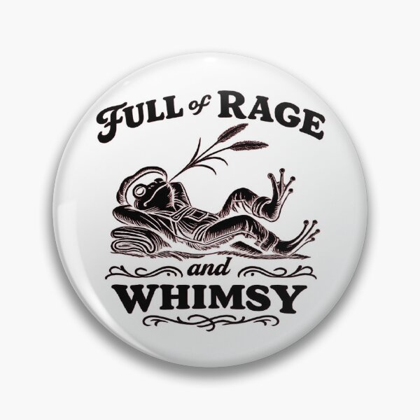 Item preview, Full of Rage and Whimsy, Funny Frog  designed and sold by CloudyPress.