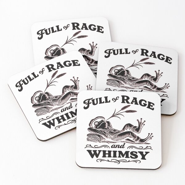Item preview, Full of Rage and Whimsy, Funny Frog  designed and sold by CloudyPress.