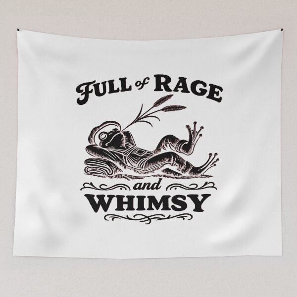 Item preview, Full of Rage and Whimsy, Funny Frog  designed and sold by CloudyPress.