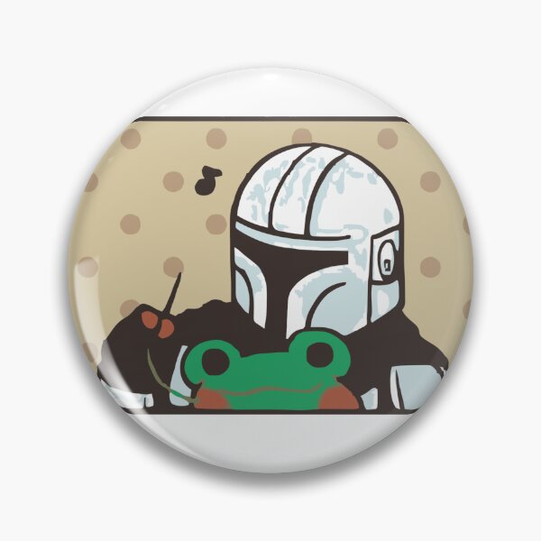 Item preview, Mandalorian Making a Frog Backpack | Funny Star Wars Artwork | Galactic Craftsman Design designed and sold by DawnColony.