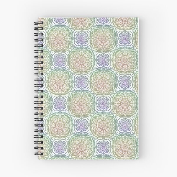 Item preview, Soft Rainbow Mandala Tile designed and sold by Moonlit Datura.