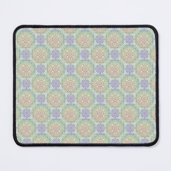 Item preview, Soft Rainbow Mandala Tile designed and sold by Moonlit Datura.