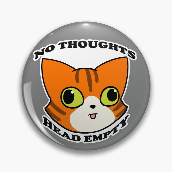 Item preview, No Thoughts(Orange Tux) designed and sold by DecorativeCats.