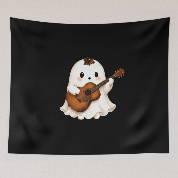 Item preview, Cute Ghost Playing Guitar designed and sold by abieran.
