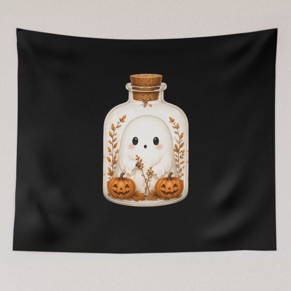 Item preview, Cute Ghost in a Bottle designed and sold by abieran.