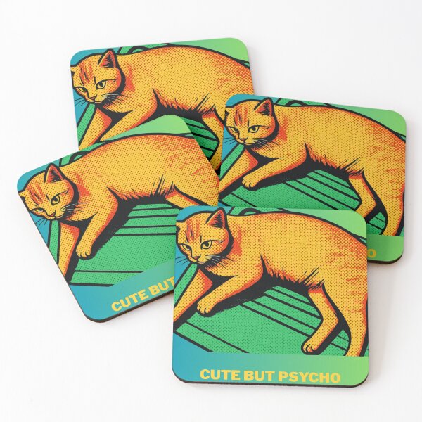 Item preview, Orange Cat CUTE BUT PSYCHO designed and sold by UltarOutfit.