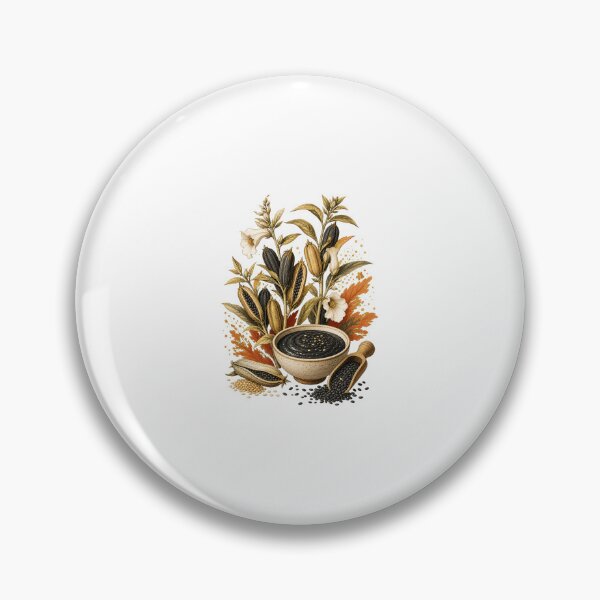 Item preview, Black Sesame Dessert Art and Cute Asian Food Illustration designed and sold by AMICO77.