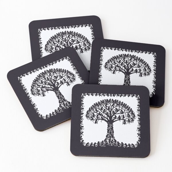 Item preview, Monkey Tree, Monkey Do (white) designed and sold by Cathedral of Curiosity.