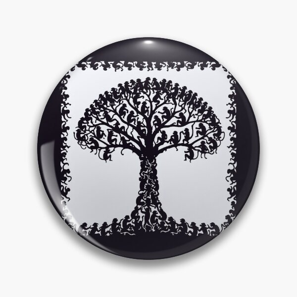 Item preview, Monkey Tree, Monkey Do (white) designed and sold by Cathedral of Curiosity.