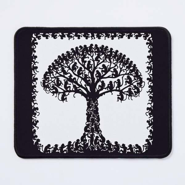 Item preview, Monkey Tree, Monkey Do (white) designed and sold by Cathedral of Curiosity.