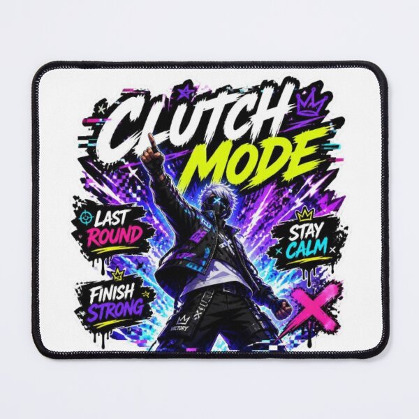 Item preview, CLUTCH MODE Gaming Sticker | Competitive Gamer Streetwear Design designed and sold by Stylestickers55.